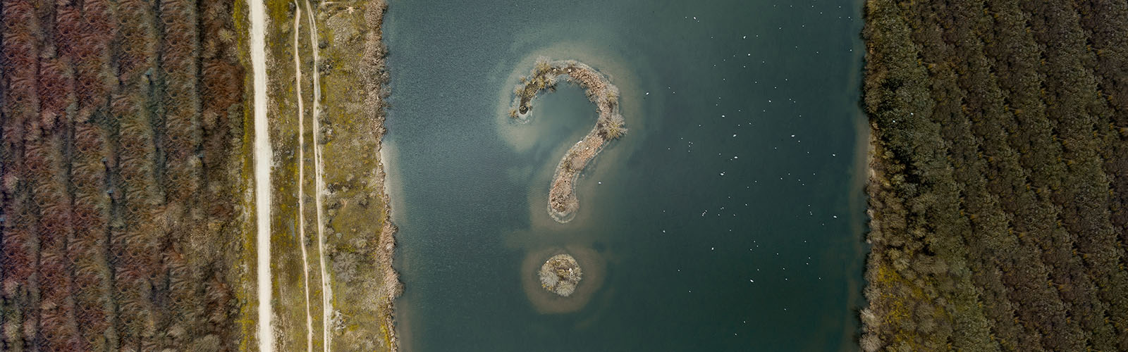 Island Shaped like a question mark